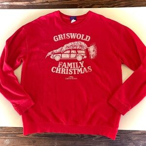 Red Griswold Family Christmas Sweatshirt